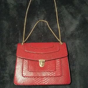 Red handbag/cross body bag